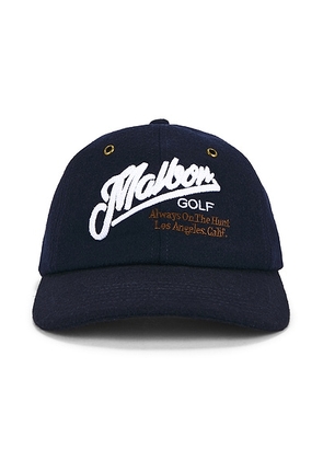 Malbon Golf Maxwell Snapback Hat in Navy - Blue. Size all.