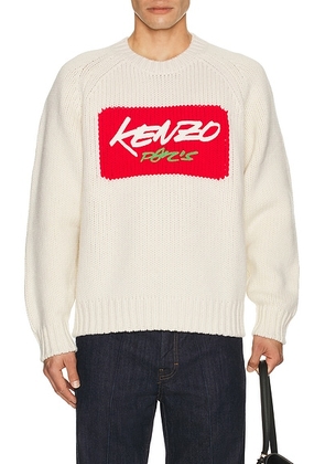 Kenzo Rws Reversible x Futura Jumper in Off White - White. Size M (also in L, S, XL/1X).