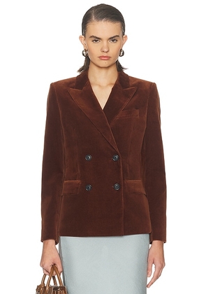 NILI LOTAN Veda Jacket in Burnt Sienna - Rust. Size 4 (also in 2, 6).