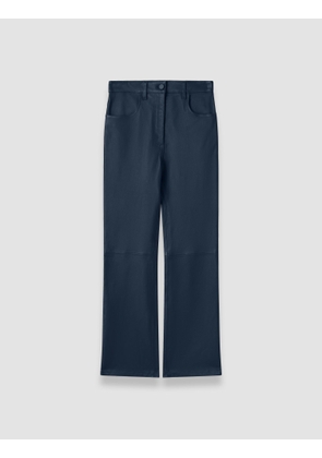 Duke Leather Stretch Trousers - 34