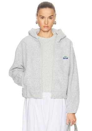 American Vintage Hoktown Hoodie in Polaire Chine - Grey. Size XS/S (also in M/L).