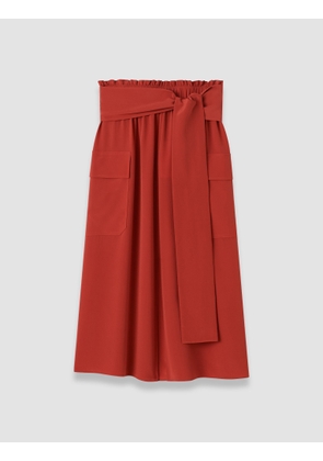 Charai Crepe de Soie Silk Skirt - 32
