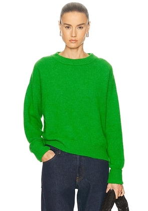 American Vintage Vitow Sweater in Trefle - Green. Size XS/S (also in M/L).