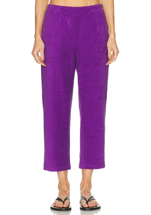 American Vintage Bobypark Sweatpant in Figue - Purple. Size M (also in S).