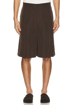 Le17Septembre Adjustable Bermuda Shorts in Brown - Brown. Size 48 (also in 46, 50, 52).