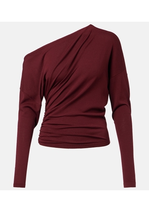 Altuzarra Lilibet gathered off-shoulder top