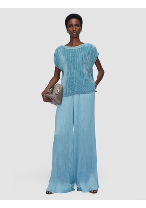 Cedre Pleated Satin Top - 34