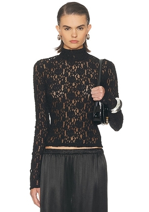 L'Academie by Marianna Kayden Top in Black - Black. Size XXS (also in XS).