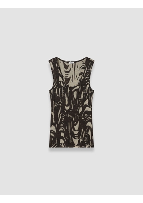 Silla Cashair Jacquard Vest - L