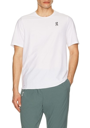 On Court-T in White - White. Size M (also in L).