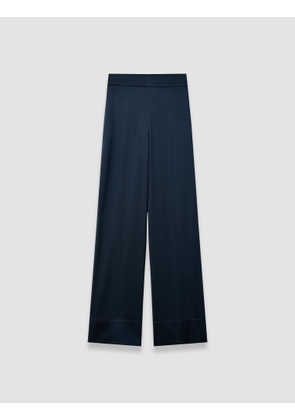 Dijon Silk Satin Trousers - Shorter / 36