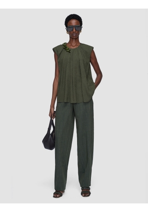 Taddart Jacquard Silk Top - 32