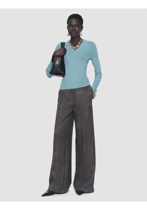 Harti Linen Blend Knit Top - L