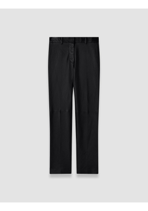 Coleman Long Leather Stretch Trousers - 36
