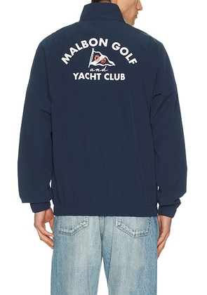 Malbon Golf Cypress Yacht Club Anorak in Navy - Blue. Size M (also in L, S, XL/1X).