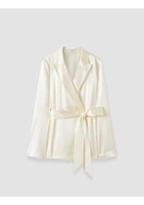 Archer Silk Satin Jacket - 48