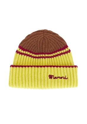 Marni Beanie in Tobacco - Yellow. Size M (also in S).