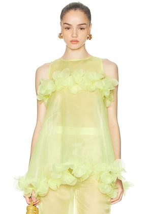 Marlies Grace Flora Top in Yellow - Yellow. Size M (also in ).