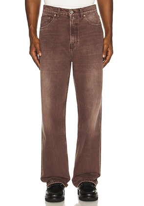 Our Legacy Third Cut Jean in Overdyed Choco Melon - Chocolate. Size 32 (also in 30, 34, 36).