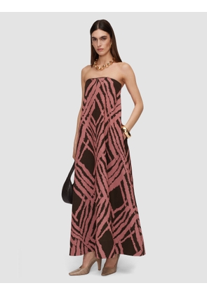 Banna Satin Twill Strapless Dress - 36