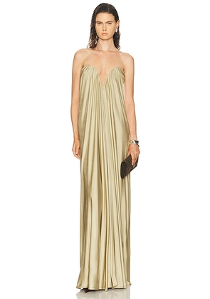 The New Arrivals by Ilkyaz Ozel Olivienne Gown in Riviera - Sage. Size 36 (also in 38, 40).