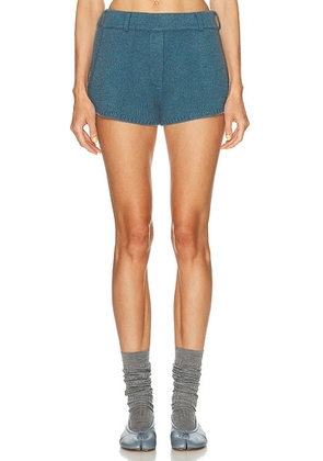 Lisa Yang Annora Short in Fjord - Slate. Size 1 (also in 0, 2).