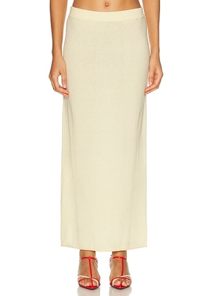 Lisa Yang Carlotta Skirt in Limone - Lemon. Size 1 (also in 2).