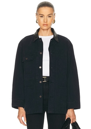NILI LOTAN Marquise Parka in Midnight - Navy. Size M (also in XS, S, L).