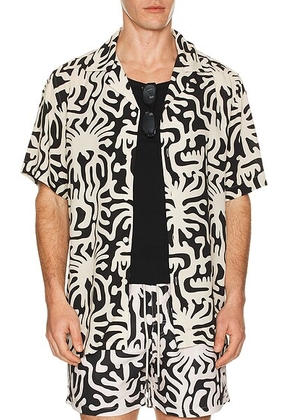 OAS Loefy Rocco Shirt in Black - Black. Size M (also in L, S, XL/1X).