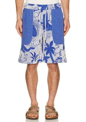 OAS Nicola Shorts in Blue - Blue. Size M (also in L, S, XL/1X).