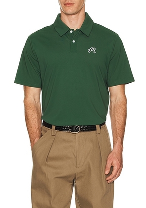 Malbon Golf Fairway Baldwin Polo in Forest - Green. Size M (also in S, L, XL/1X).