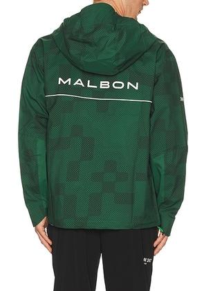Malbon Golf Malbon Performance Full Zip Rain Jacket in Eden - Green. Size M (also in S, L, XL/1X).