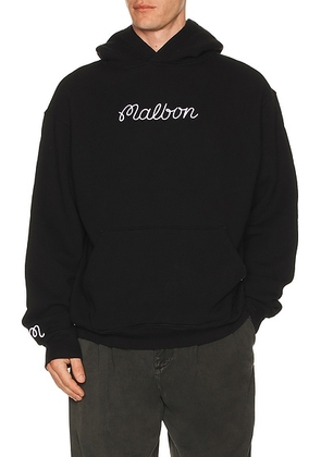 Malbon Golf Fesque Hoodie in Black - Black. Size M (also in L, S).