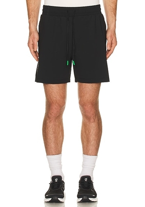 Malbon Golf Performance Poly Tech Shorts in Black - Black. Size M (also in S, L, XL/1X).