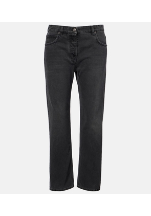 The Row Riaco mid-rise straight jeans