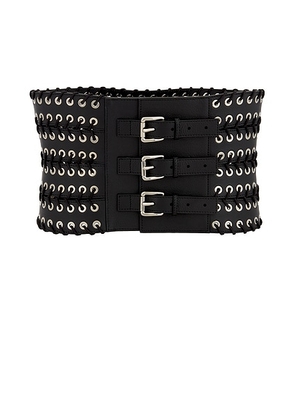 Ludovic de Saint Sernin Show Belt in Black Matte - Black. Size M/L (also in ).