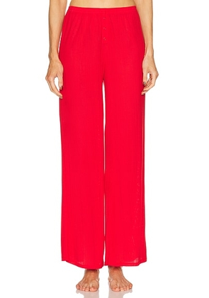 Negative Underwear Whipped Track Pant in Cerise - Red. Size S (also in M, XL/1X, XS).