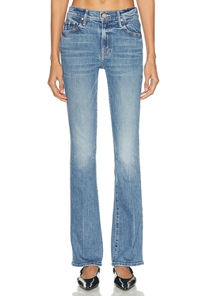 MOTHER The Outsider Sneak Jeans in Hokey Pokey - Blue. Size 30 (also in 31, 32, 33, 34).