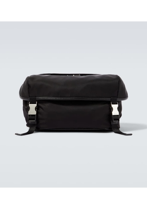 Prada Re-Nylon leather-trimmed shoulder bag