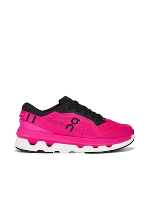 On Cloudzone Sneaker in Pink & Black - Fuchsia. Size 5.5 (also in 10, 5, 6, 6.5, 7, 7.5, 8, 8.5, 9, 9.5).