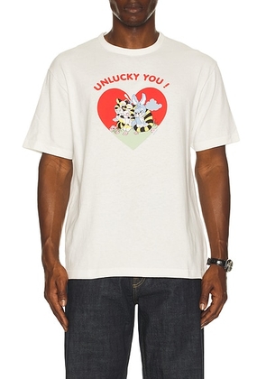 Kenzo Gots Cartoon Classic T-Shirt in Off White - White. Size XL/1X (also in L, S).