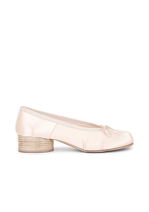 Maison Margiela Tabi Ballerina Pump in Almond Peach - Rose. Size 38.5 (also in 38, 39, 39.5, 40).