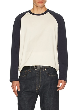 NN07 Regie Tee in Navy Blue - Blue. Size S (also in ).