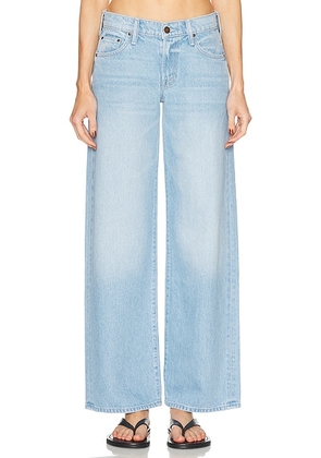 MOTHER The Popsicle Sneak Jeans in Munchies - Blue. Size 24 (also in 23, 25, 26, 27, 28, 29, 30, 31, 32, 33, 34).