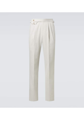 Dunhill Cotton and cashmere straight pants
