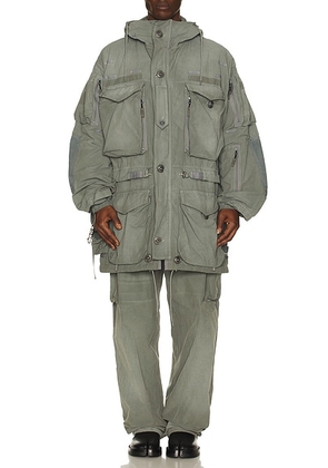 Maison Margiela Sports Jacket in Sage - Sage. Size 50 (also in 48).