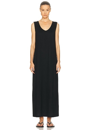KHAITE Hall Dress in Black - Black. Size M (also in XS).