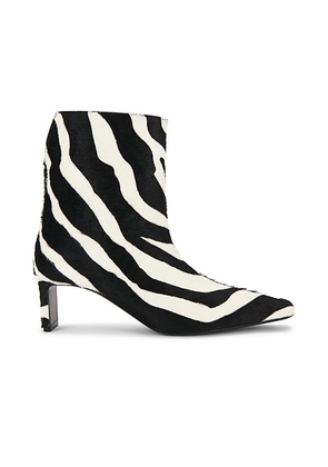 KHAITE Ona Ankle Boot in Black & White - Black & White. Size 37.5 (also in 36.5, 38, 38.5, 39, 39.5).