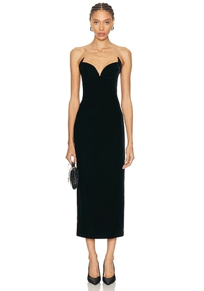Mugler Sleeveless Gown in Black - Black. Size 40 (also in ).