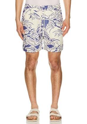 OAS Porto Shorts in Blue - Blue. Size L (also in M, S).